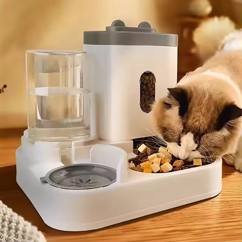 Automatic Pet Feeder – Large Capacity Food & Water Dispenser for Cats & Dogs