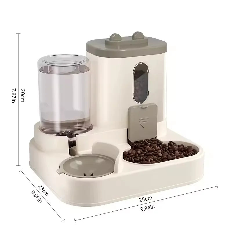 Automatic Pet Feeder – Large Capacity Food & Water Dispenser for Cats & Dogs