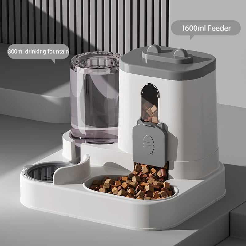 Automatic Pet Feeder – Large Capacity Food & Water Dispenser for Cats & Dogs