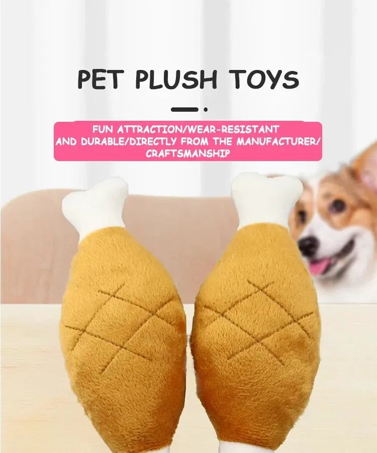 Interactive Pet Toy – Self-Relieving Vocal Chew Bone for Dogs & Cats