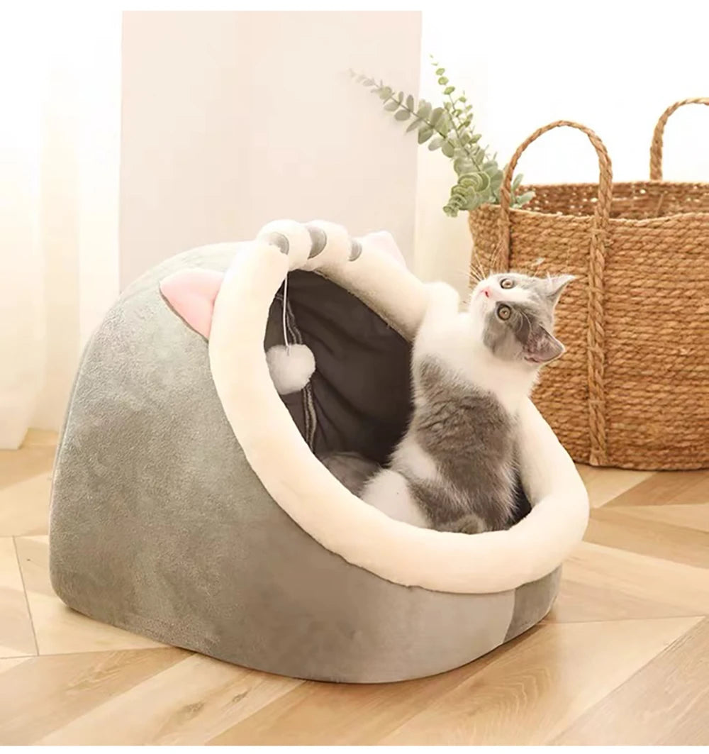Foldable Removable Washable Pet Sleeping Bed for Small Dog & Cat