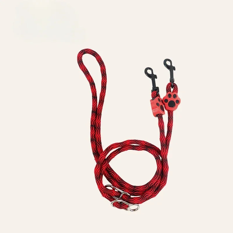 Pet Leash for Two Double Small, Medium and Large Dogs