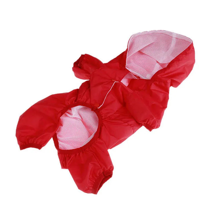Pet Raincoat & Outdoor Rainwear Hood Apparel
