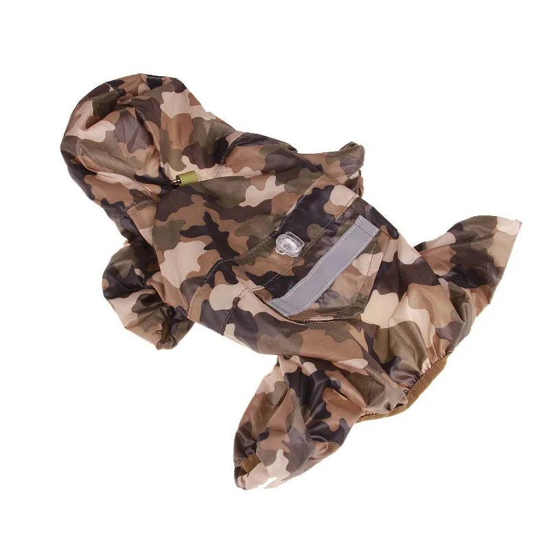Pet Raincoat & Outdoor Rainwear Hood Apparel