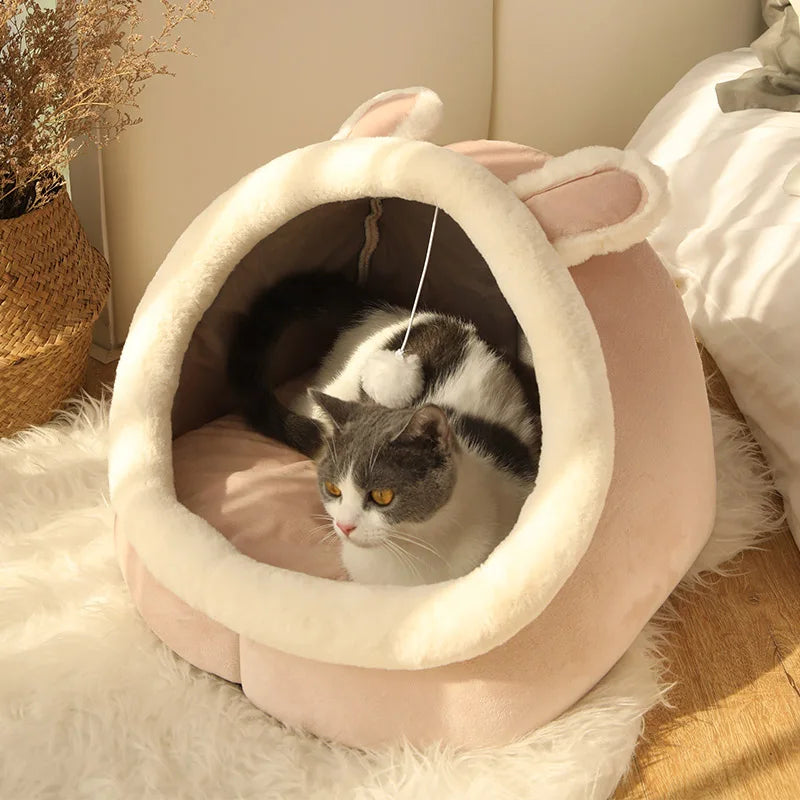 Foldable Removable Washable Pet Sleeping Bed for Small Dog & Cat