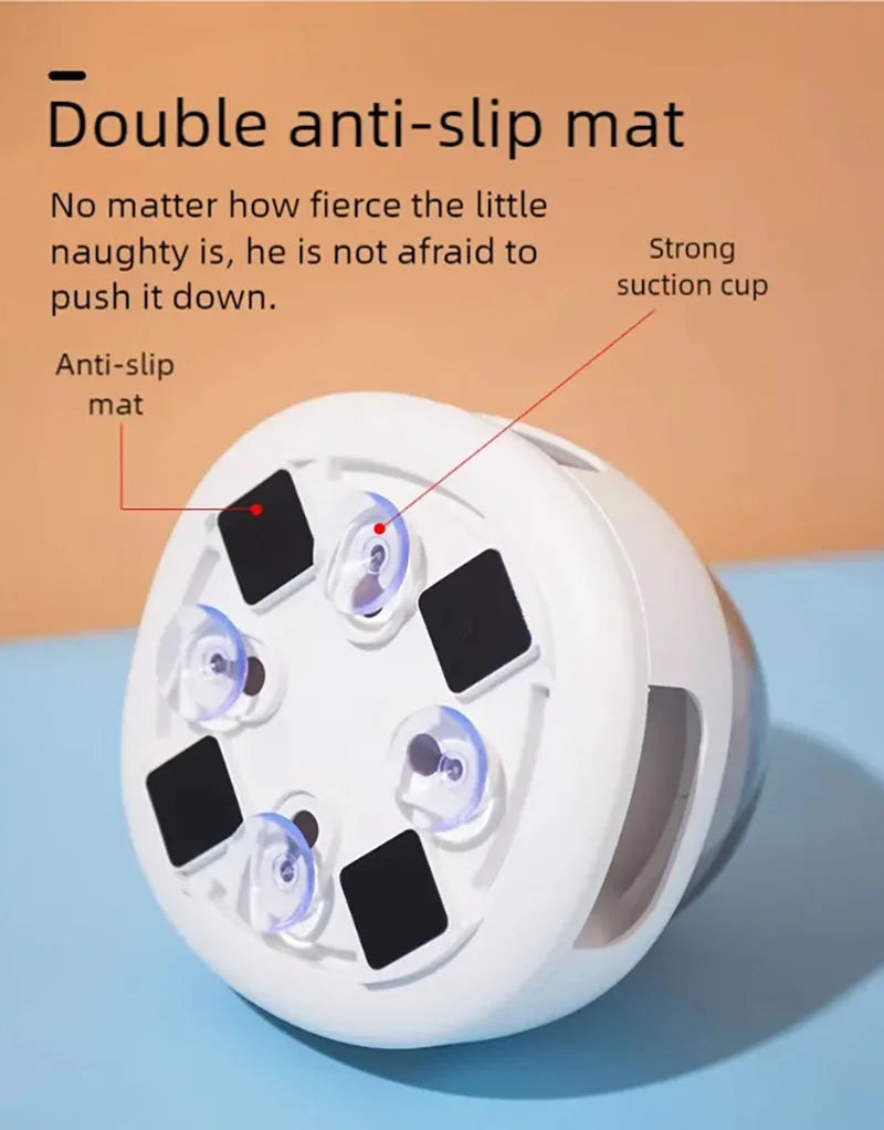 Three bowls of pet food dispenser, automatic press feeder