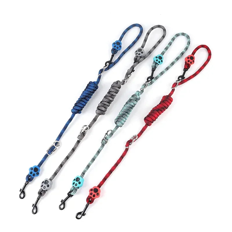 Pet Leash for Two Double Small, Medium and Large Dogs
