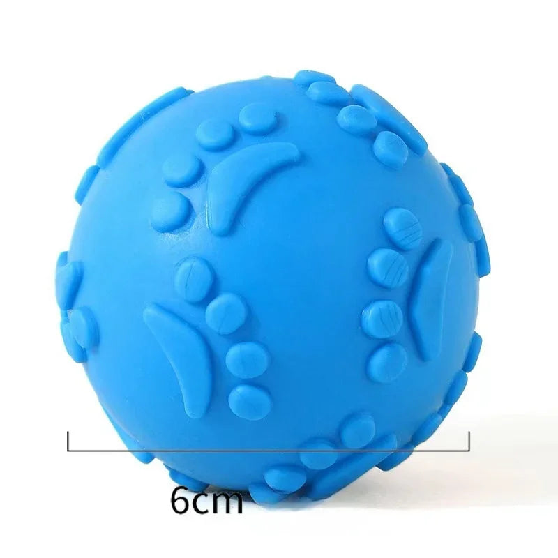Pet Toys With Bite Resistance with Sound Making Footprints