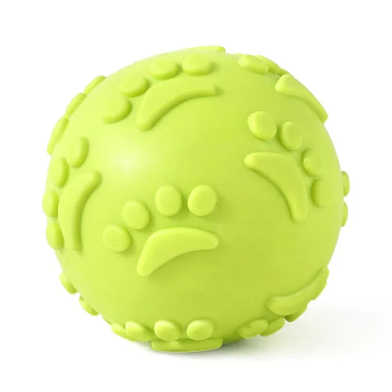 Pet Toys With Bite Resistance with Sound Making Footprints