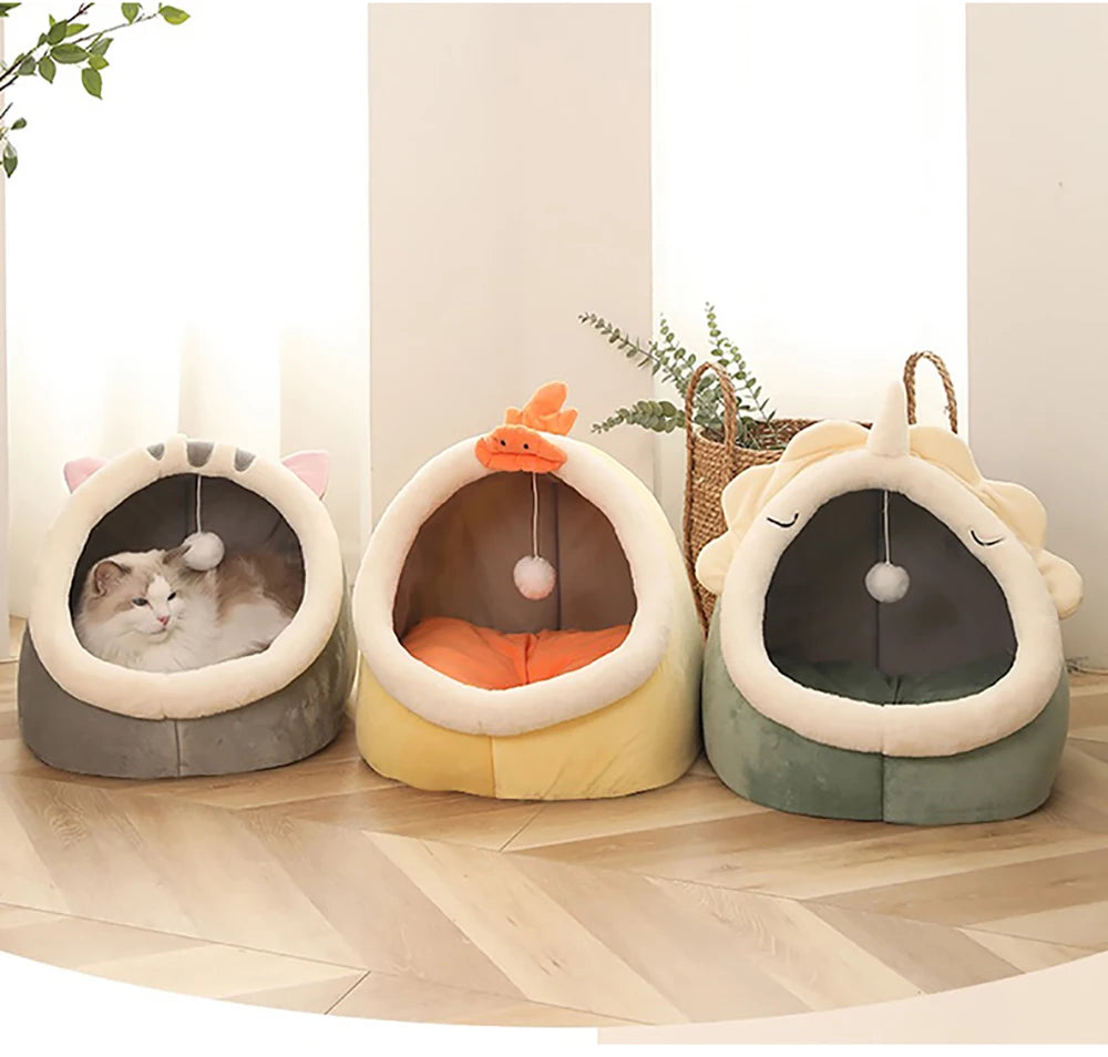 Foldable Removable Washable Pet Sleeping Bed for Small Dog & Cat