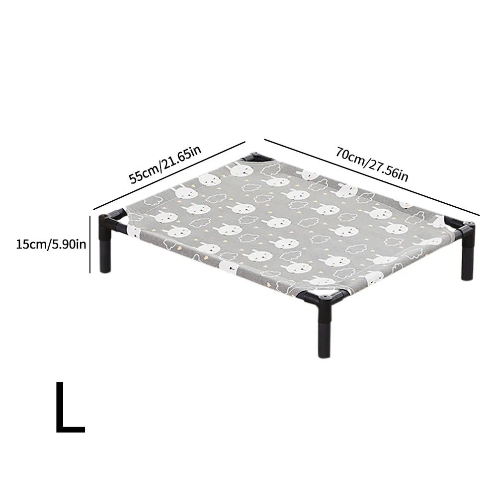 Elevated Pet Camping Bed – Portable Folding Dog & Cat Hammock