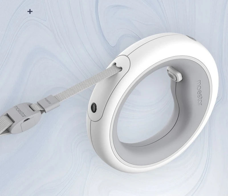 Retractable Pet Leash with Light – 2.6m Walking Lead for Dogs & Cats