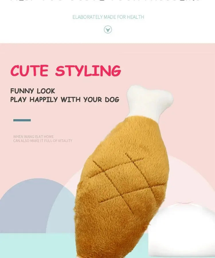 Interactive Pet Toy – Self-Relieving Vocal Chew Bone for Dogs & Cats