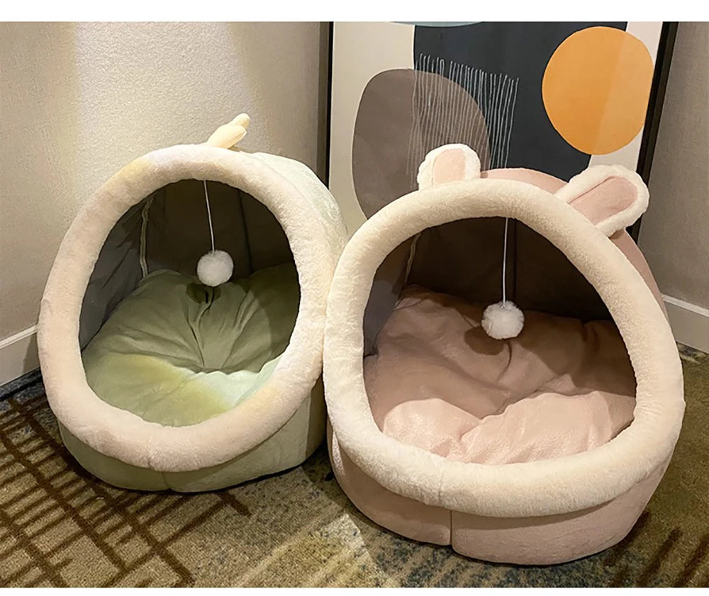 Foldable Removable Washable Pet Sleeping Bed for Small Dog & Cat