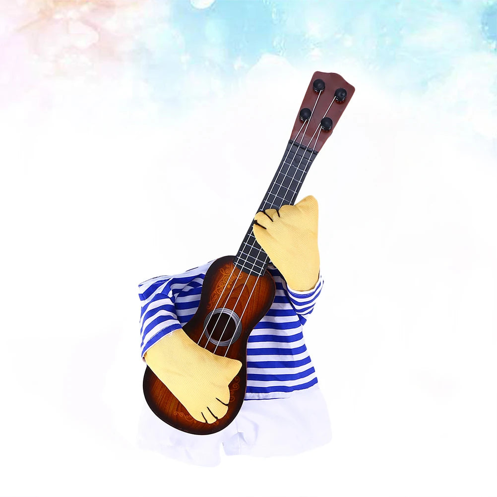 Pet Guitar Costume Funny Dog Clothes, Christmas Cosplay Outfit