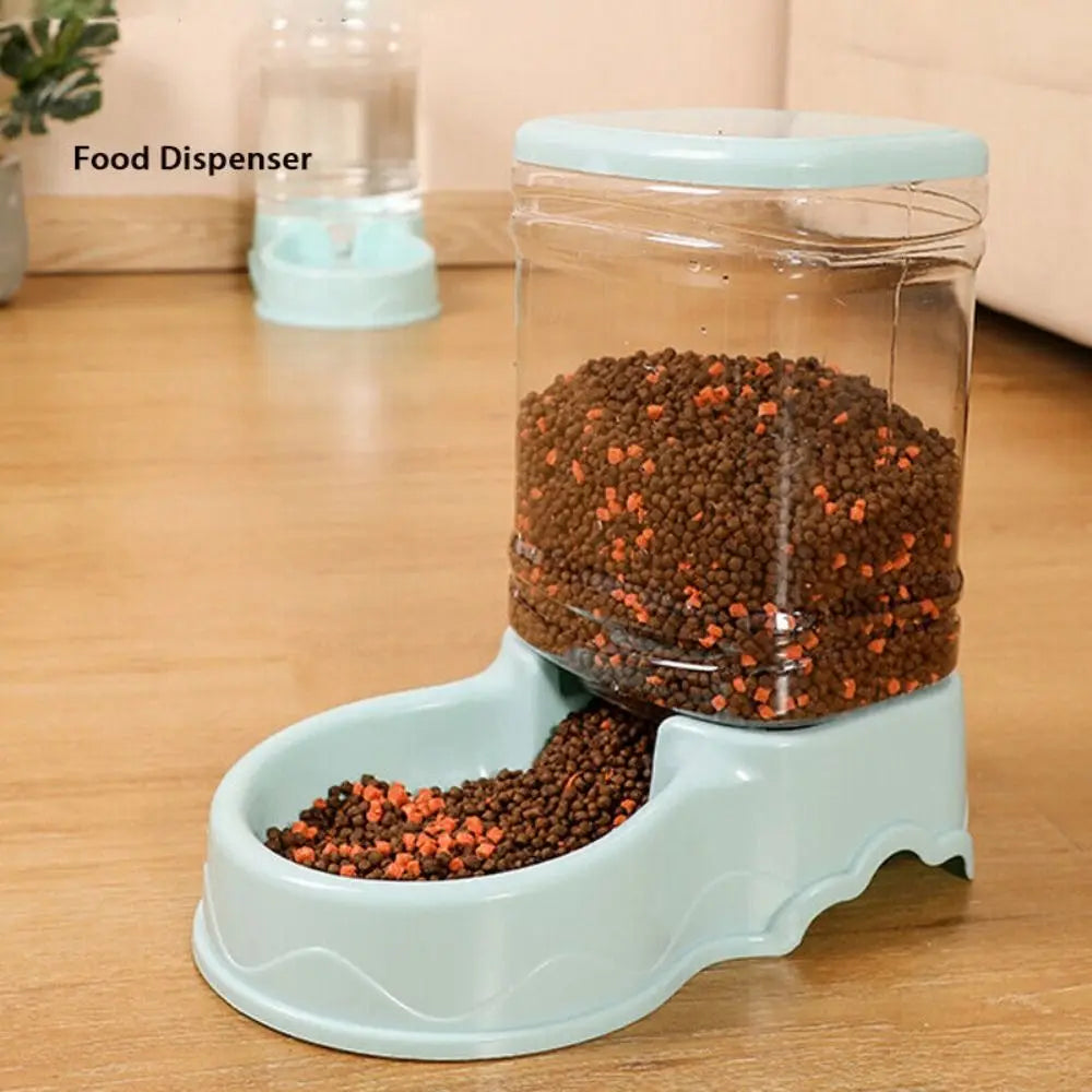 Automatic Pet Feeder & Water Fountain – 3.8L Food Dispenser