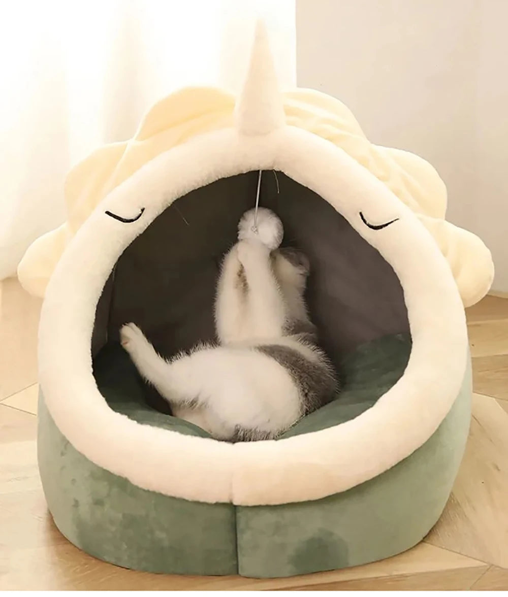 Foldable Removable Washable Pet Sleeping Bed for Small Dog & Cat