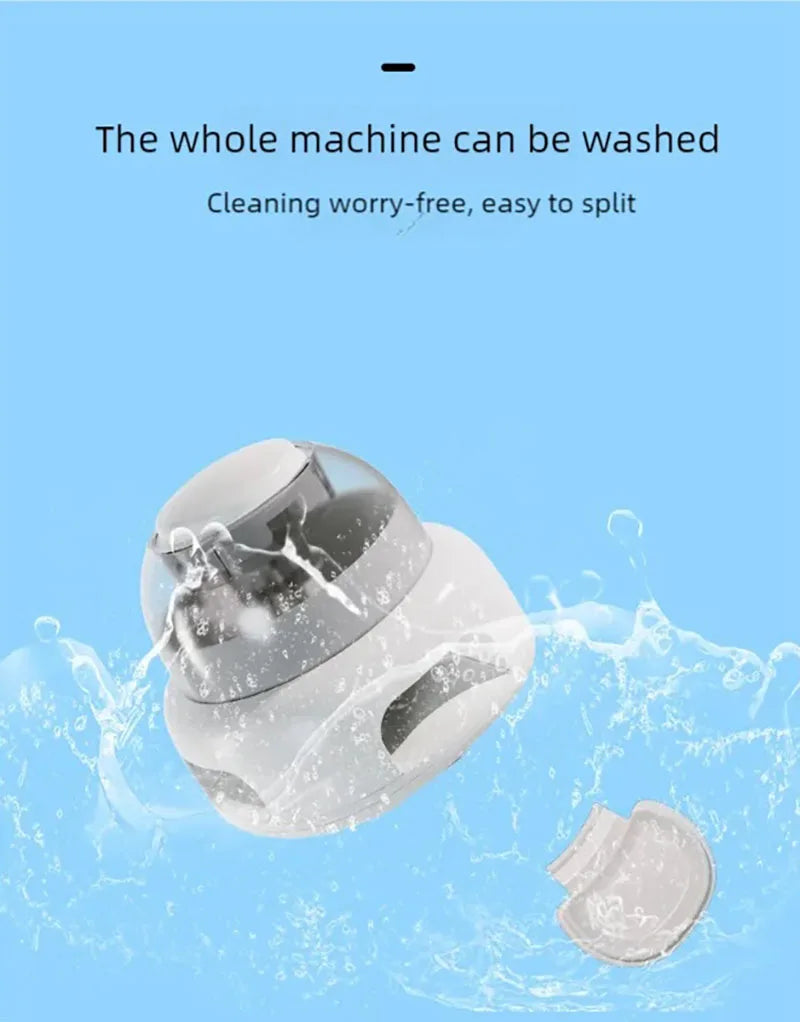 Three bowls of pet food dispenser, automatic press feeder