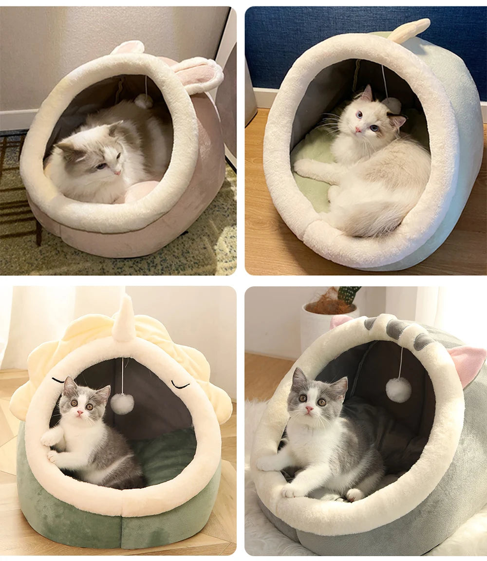 Foldable Removable Washable Pet Sleeping Bed for Small Dog & Cat