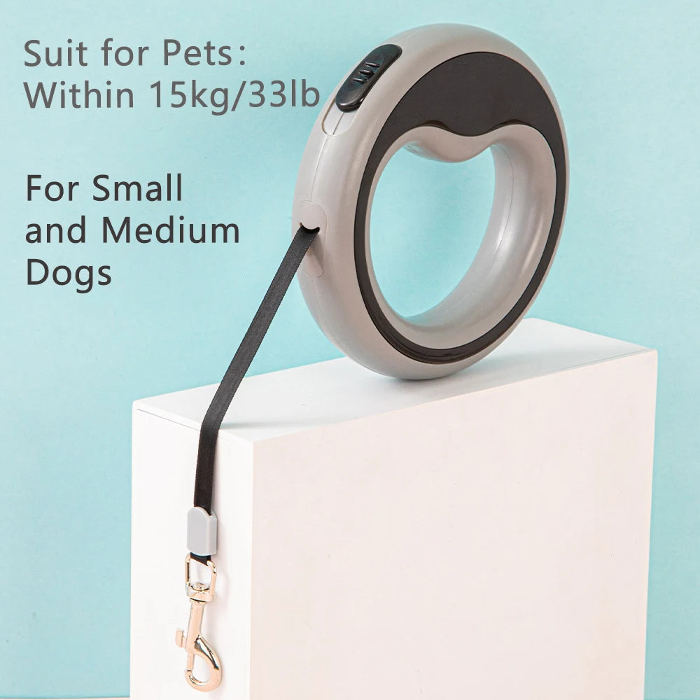Retractable Dog Leash 250cm – Durable Training Lead for Small & Medium Pets