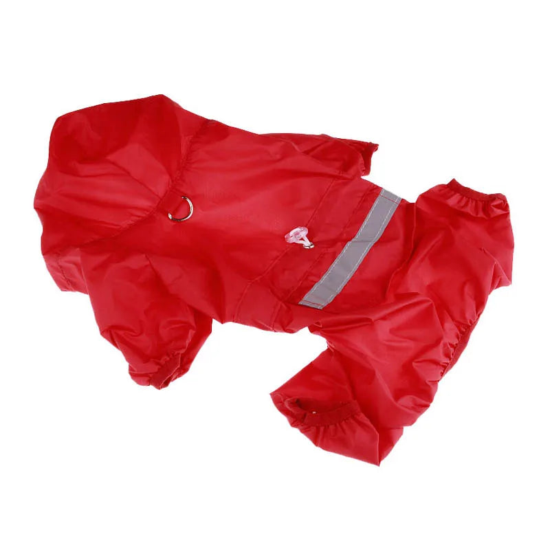 Pet Raincoat & Outdoor Rainwear Hood Apparel