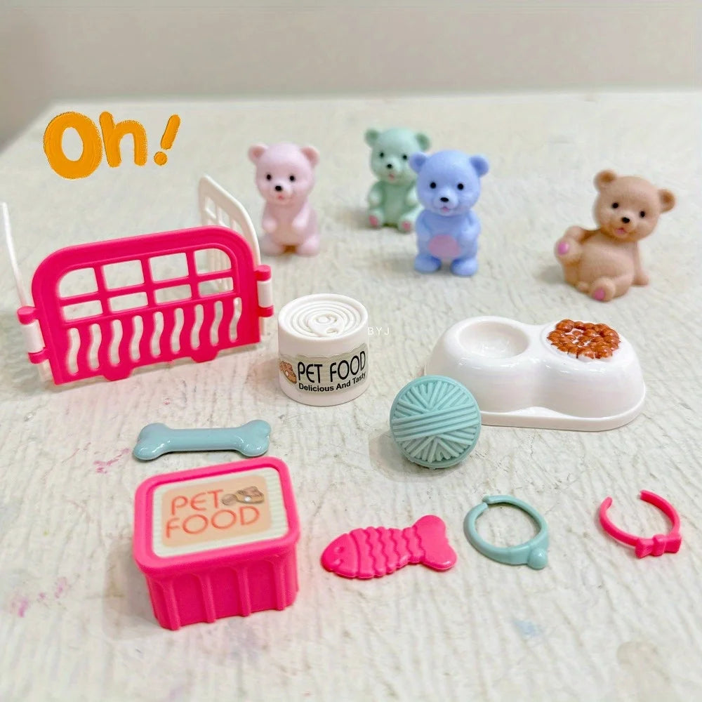 Pet Teddy Bear Toys – Plush Chew Toys for Dogs & Cats
