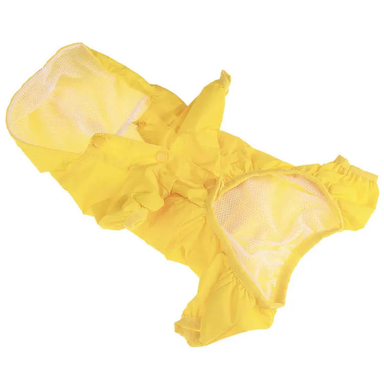 Pet Raincoat & Outdoor Rainwear Hood Apparel