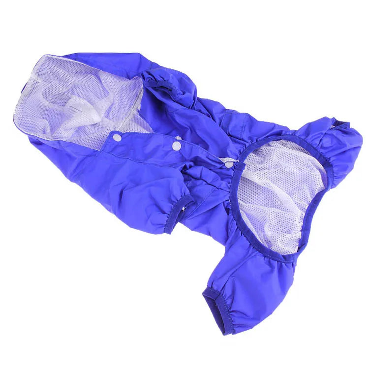Pet Raincoat & Outdoor Rainwear Hood Apparel