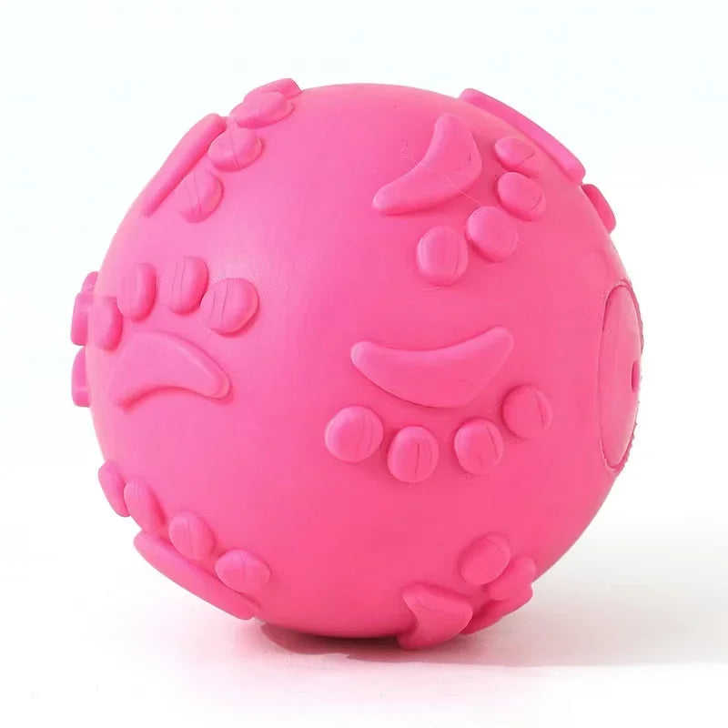 Pet Toys With Bite Resistance with Sound Making Footprints