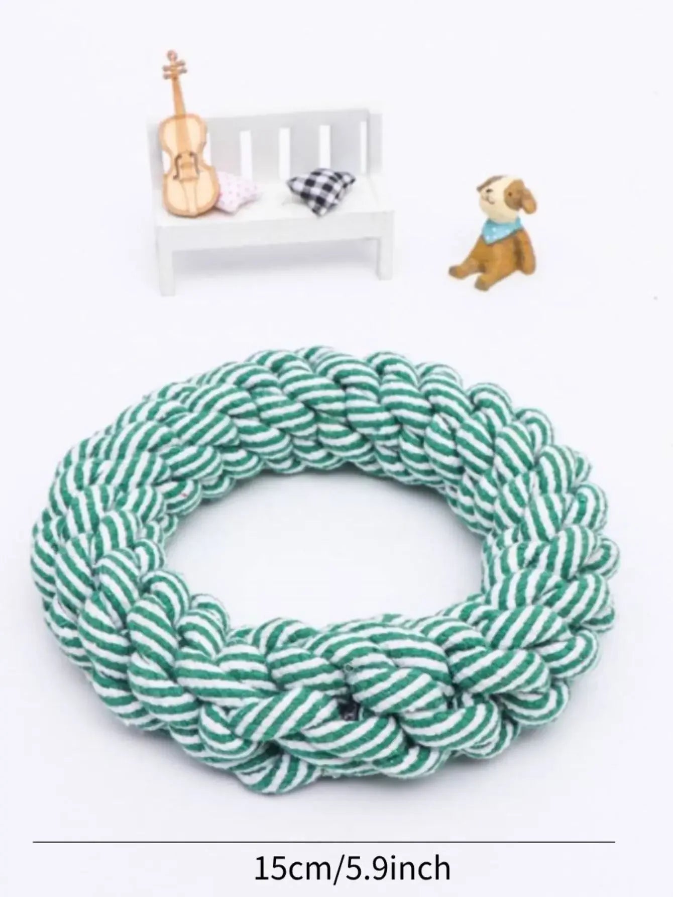 Durable Rope Dog Toy – Tough Chew for Medium & Large Breeds