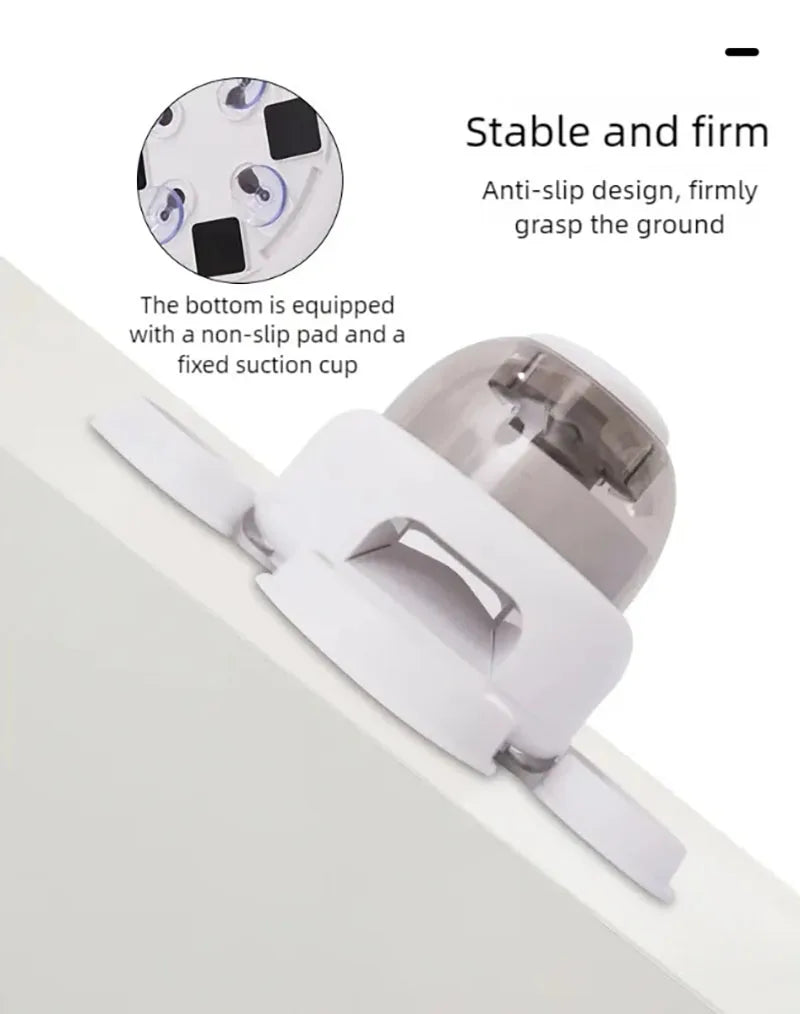 Three bowls of pet food dispenser, automatic press feeder