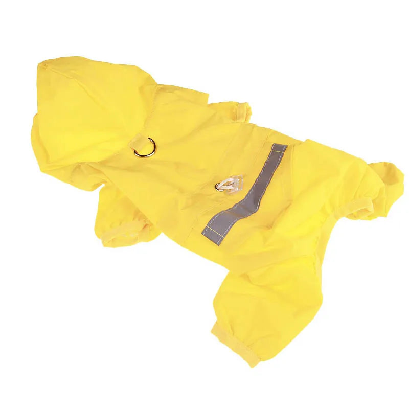 Pet Raincoat & Outdoor Rainwear Hood Apparel