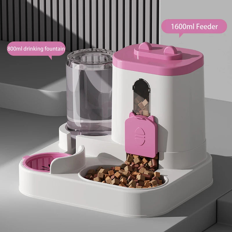 Automatic Pet Feeder – Large Capacity Food & Water Dispenser for Cats & Dogs
