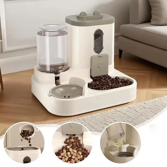 Automatic Pet Feeder – Large Capacity Food & Water Dispenser for Cats & Dogs