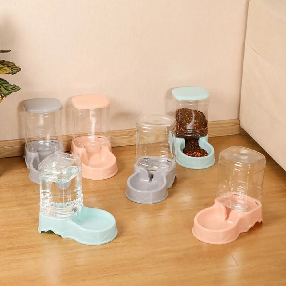 Automatic Pet Feeder & Water Fountain – 3.8L Food Dispenser