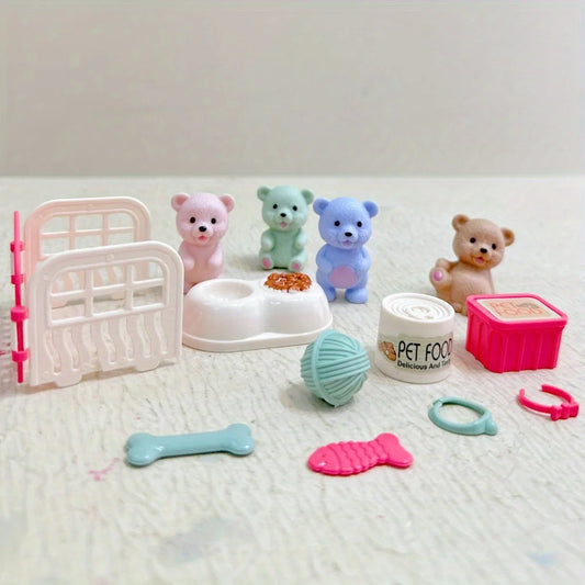 Pet Teddy Bear Toys – Plush Chew Toys for Dogs & Cats