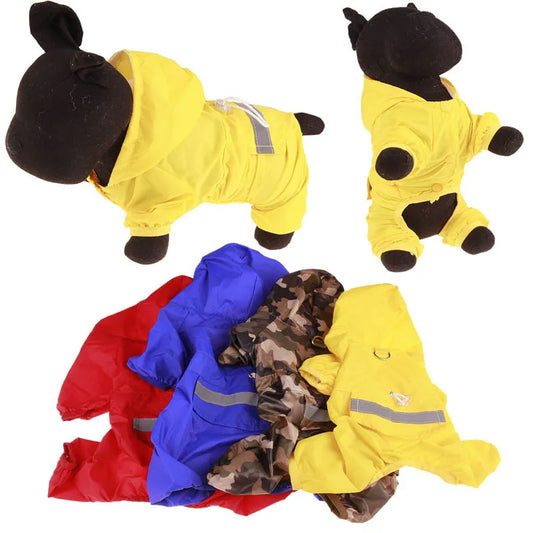 Pet Raincoat & Outdoor Rainwear Hood Apparel